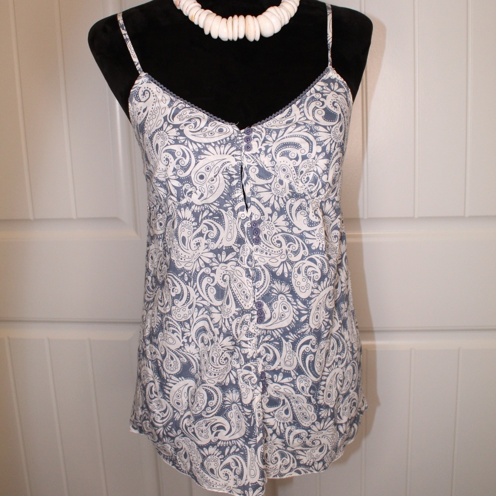 Girl Krazy Cotton Paisley Top